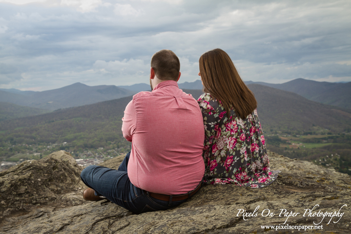 Madi and Preston Roberts West Jefferson NC Outdoor Engagement Photos by Pixels On Paper portrait and wedding photographers photo