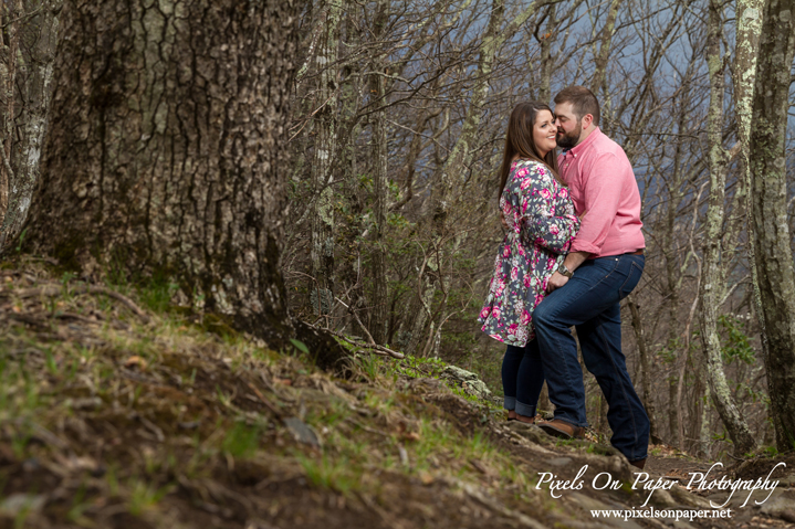 Madi and Preston Roberts West Jefferson NC Outdoor Engagement Photos by Pixels On Paper portrait and wedding photographers photo