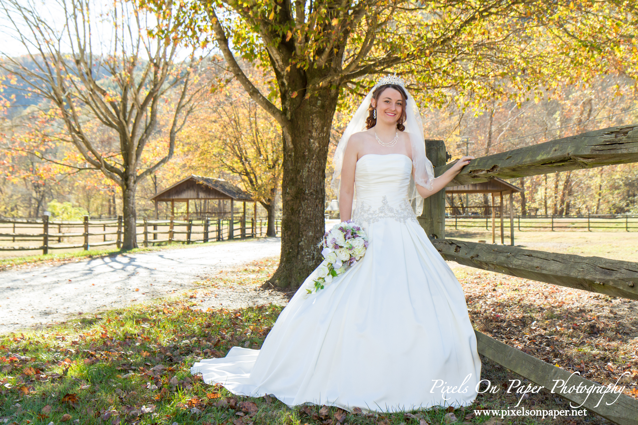 Katie's Leatherwood Mountain bridal portrait by Pixels On Paper NC wedding photographers photo 