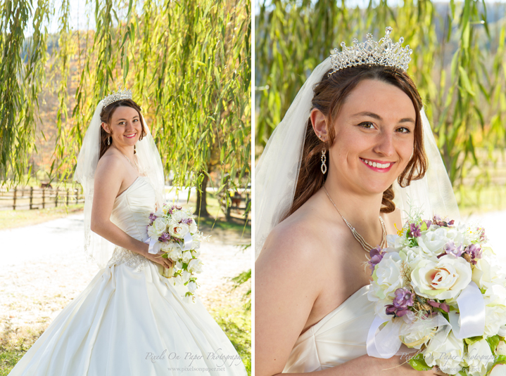 Katie's Leatherwood Mountain bridal portrait by Pixels On Paper NC wedding photographers photo 