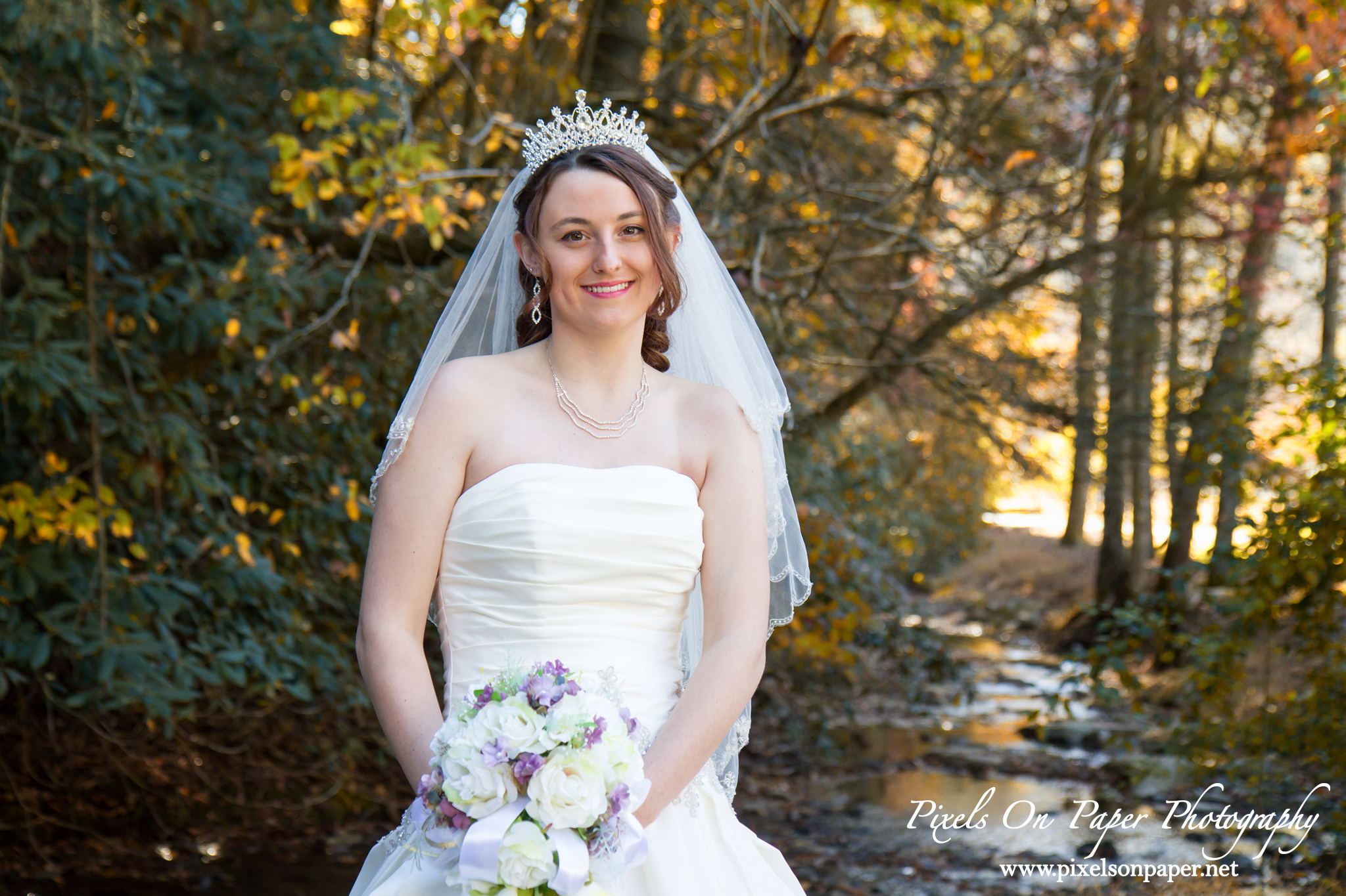 Katie's Leatherwood Mountain bridal portrait by Pixels On Paper NC wedding photographers photo 