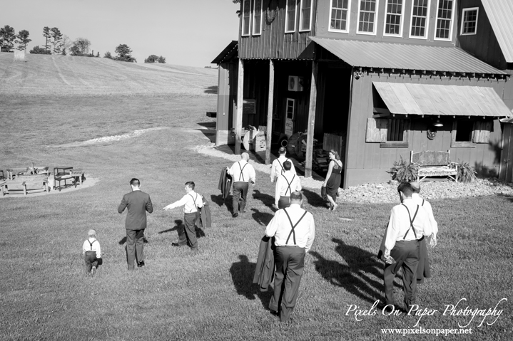 Kendra and Nathan's Barn at Blueberry Hill Elkin Outdoor Wedding Pixels On Paper Photography NC wedding photographers photo