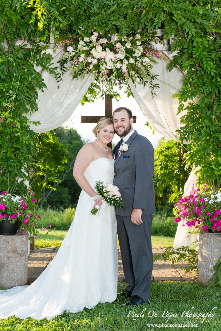 Kendra and Nathan's Barn at Blueberry Hill Elkin Outdoor Wedding Pixels On Paper Photography NC wedding photographers photo