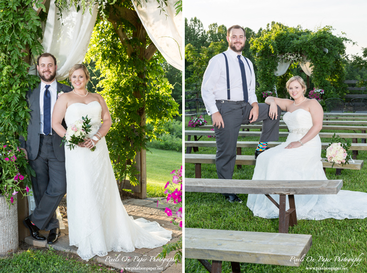 Kendra and Nathan's Barn at Blueberry Hill Elkin Outdoor Wedding Pixels On Paper Photography NC wedding photographers photo