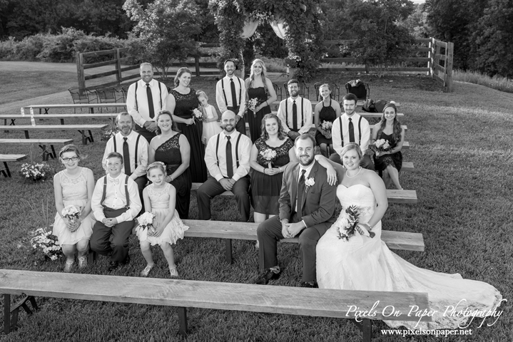 Kendra and Nathan's Barn at Blueberry Hill Elkin Outdoor Wedding Pixels On Paper Photography NC wedding photographers photo