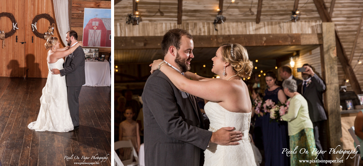 Kendra and Nathan's Barn at Blueberry Hill Elkin Outdoor Wedding Pixels On Paper Photography NC wedding photographers photo