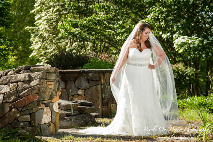 Madi Ball Pixels On Paper Photography Bride Outdoor Bridal portrait photography West Jefferson NC photo