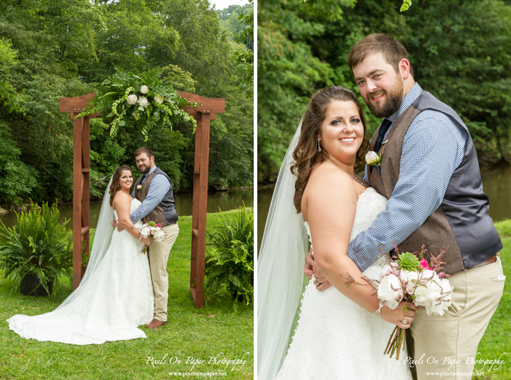 Roberts Jefferson NC Outdoor Mountain Wedding Photo by Pixels On Paper Photography Wilkesboro Boone Blowing Rock West Jefferson NC Wedding Photographers photo