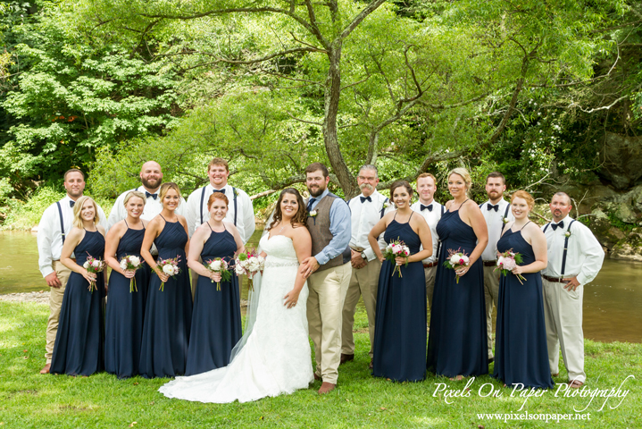 Roberts Jefferson NC Outdoor Mountain Wedding Photo by Pixels On Paper Photography Wilkesboro Boone Blowing Rock West Jefferson NC Wedding Photographers photo