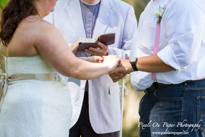 Pixels On Paper Photographers River Run Farm Banner Elk Valle Crucis NC Sohl / Goldman Outdoor Mountain Wedding Photo