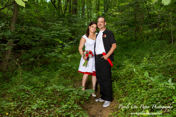 DeMaio / Gross Merle Watson Stage Rockabilly Styled Outdoor Wedding Photo by Pixels On Paper Photography Wilkesboro NC Photographers photo