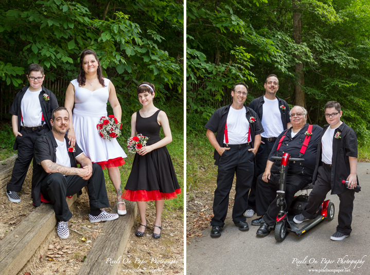 DeMaio / Gross Merle Watson Stage Rockabilly Styled Outdoor Wedding Photo by Pixels On Paper Photography Wilkesboro NC Photographers photo