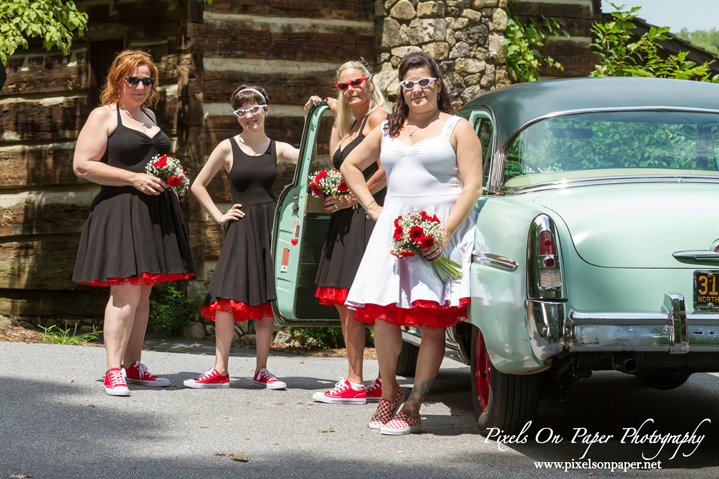 DeMaio / Gross Merle Watson Stage Rockabilly Styled Outdoor Wedding Photo by Pixels On Paper Photography Wilkesboro NC Photographers photo