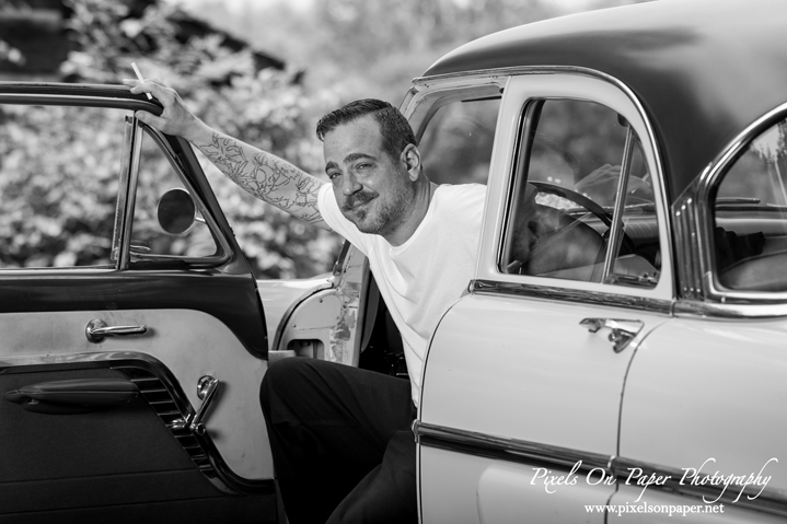 DeMaio / Gross Merle Watson Stage Rockabilly Styled Outdoor Wedding Photo by Pixels On Paper Photography Wilkesboro NC Photographers photo