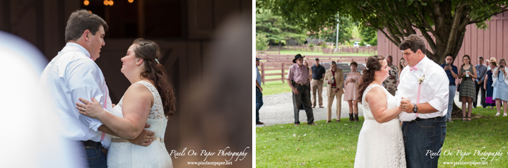 Pixels On Paper Photographers River Run Farm Banner Elk Valle Crucis NC Sohl / Goldman Outdoor Mountain Wedding Photo