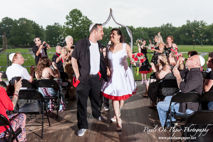 DeMaio / Gross Merle Watson Stage Rockabilly Styled Outdoor Wedding Photo by Pixels On Paper Photography Wilkesboro NC Photographers photo