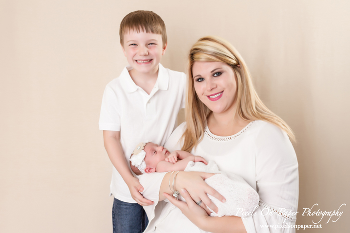 Pixels On Paper newborn photographers. Wilkesboro NC portrait studio baby and harrison family portrait photo