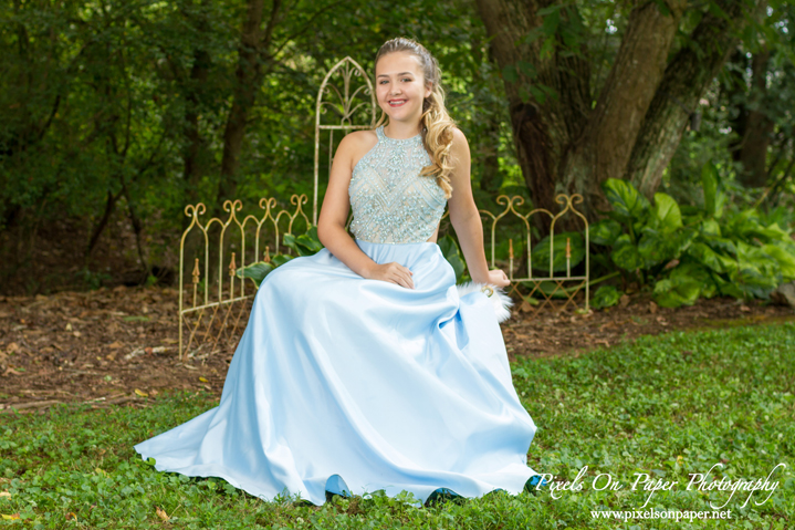 Stacie's outdoor portrait Bridal Traditions prom commerical photography by Pixels On Paper Wilkesboro NC Photographers photo