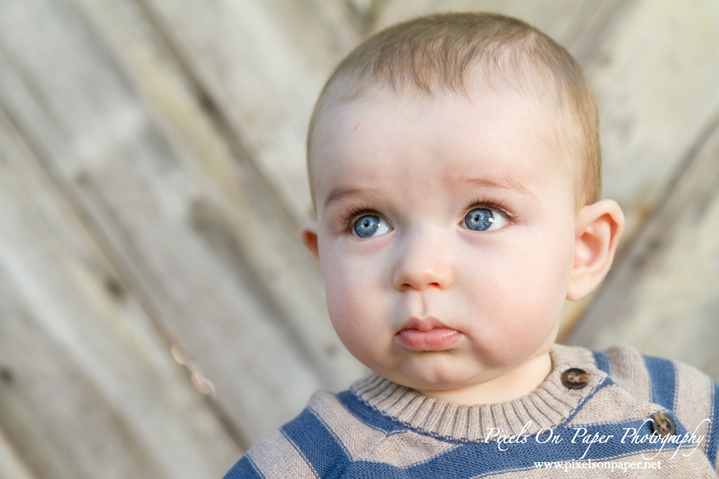 Pixels On Paper Photographers Six Month Outdoor Fall Child Portrait Wilkesboro NC Photography Photo