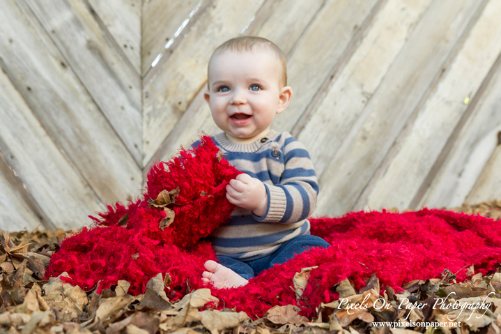 Pixels On Paper Photographers Six Month Outdoor Fall Child Portrait Wilkesboro NC Photography Photo