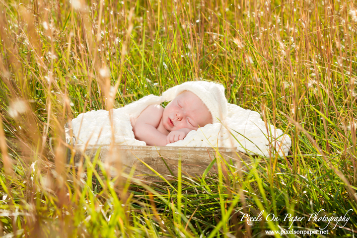 Pixels On Paper Photography outdoor studio Newborn portrait photo