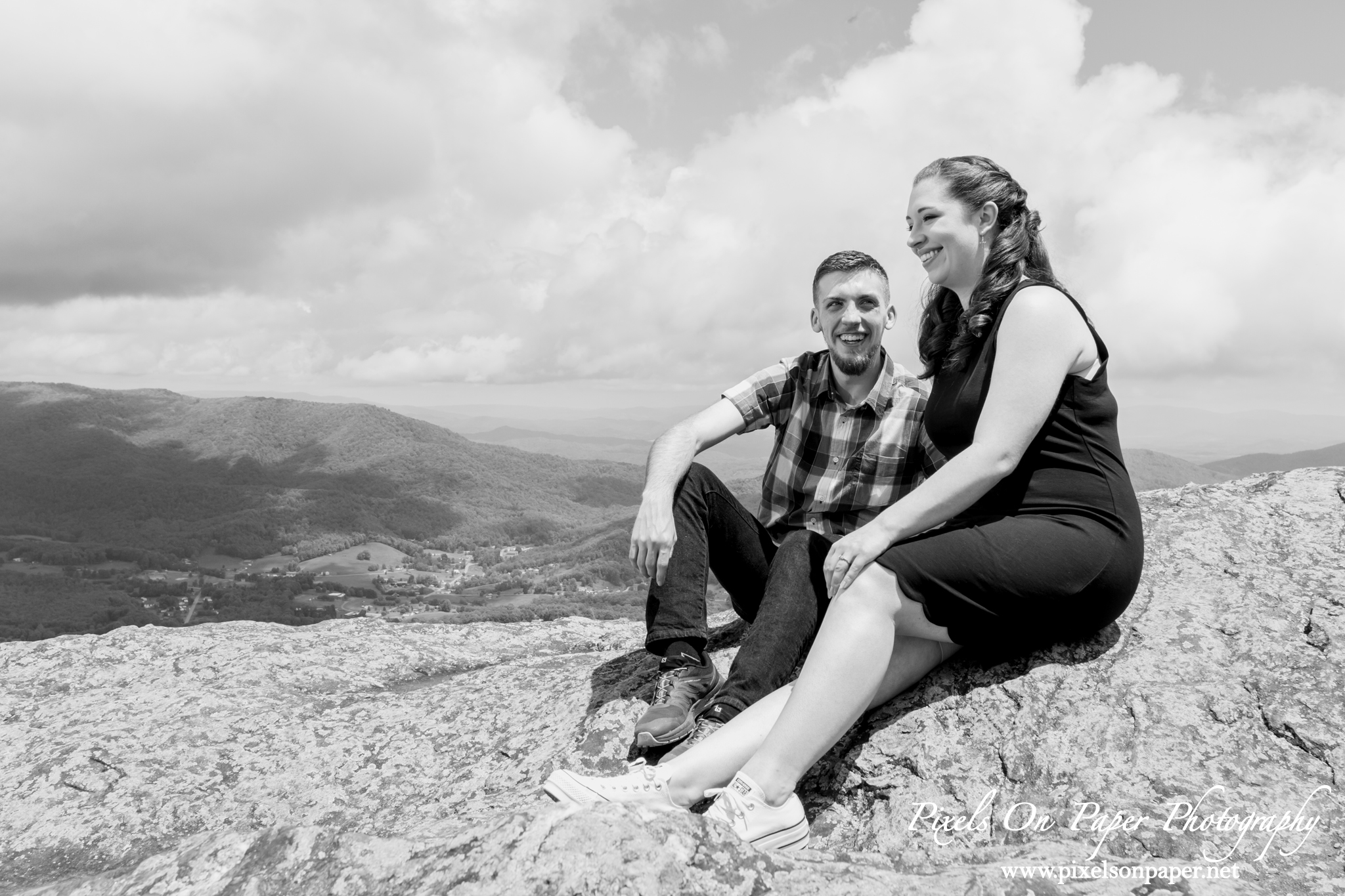 Jefferson NC Outdoor Mountain Engagement by Pixels On Paper Photography Photographers photo