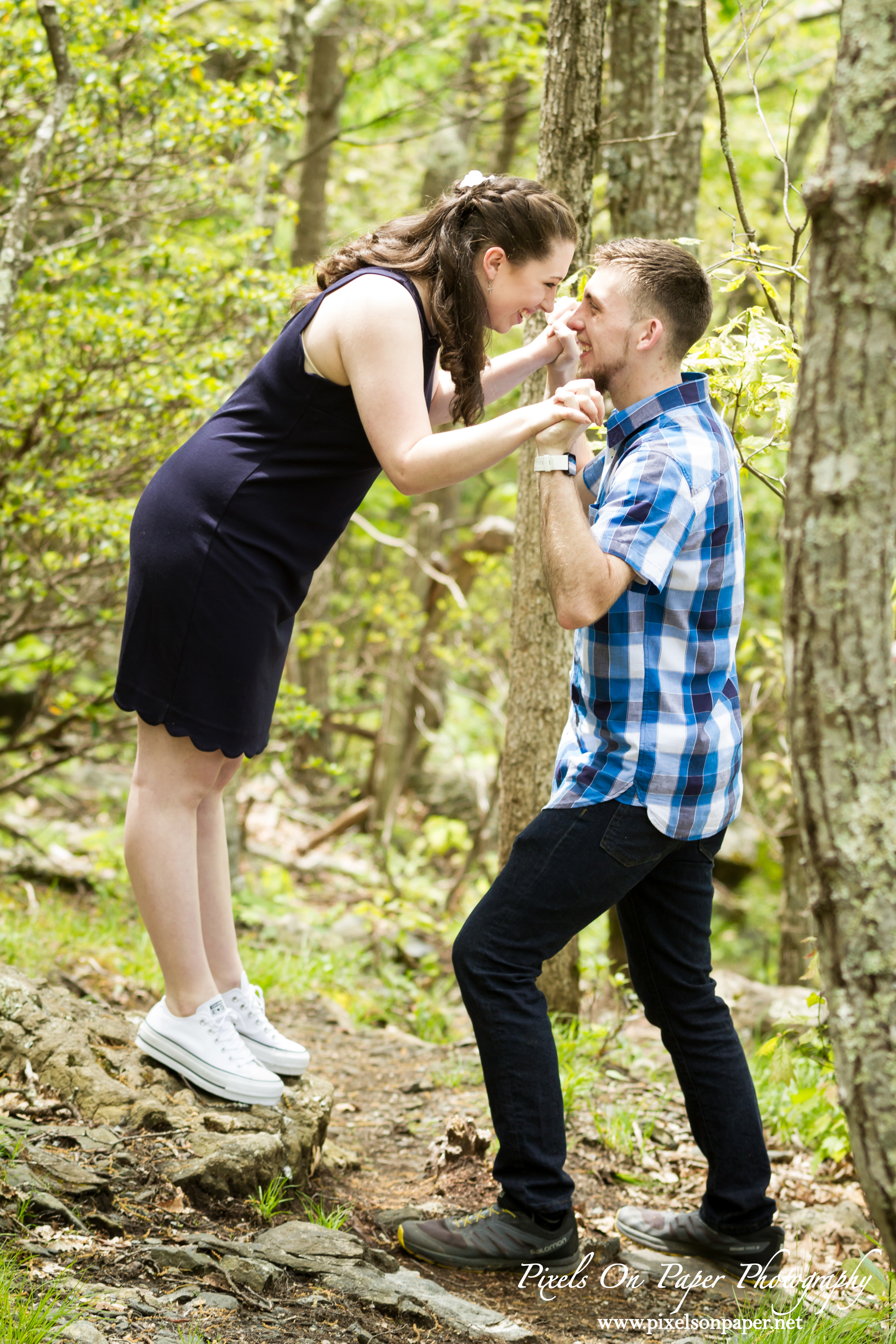 Jefferson NC Outdoor Mountain Engagement by Pixels On Paper Photography Photographers photo