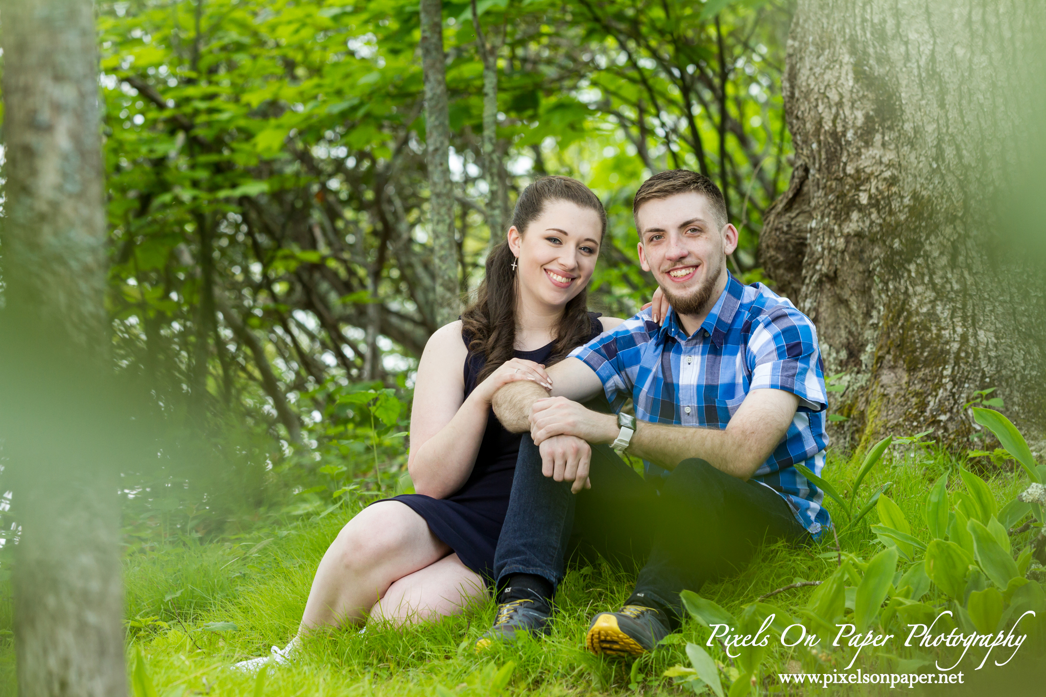 Jefferson NC Outdoor Mountain Engagement by Pixels On Paper Photography Photographers photo