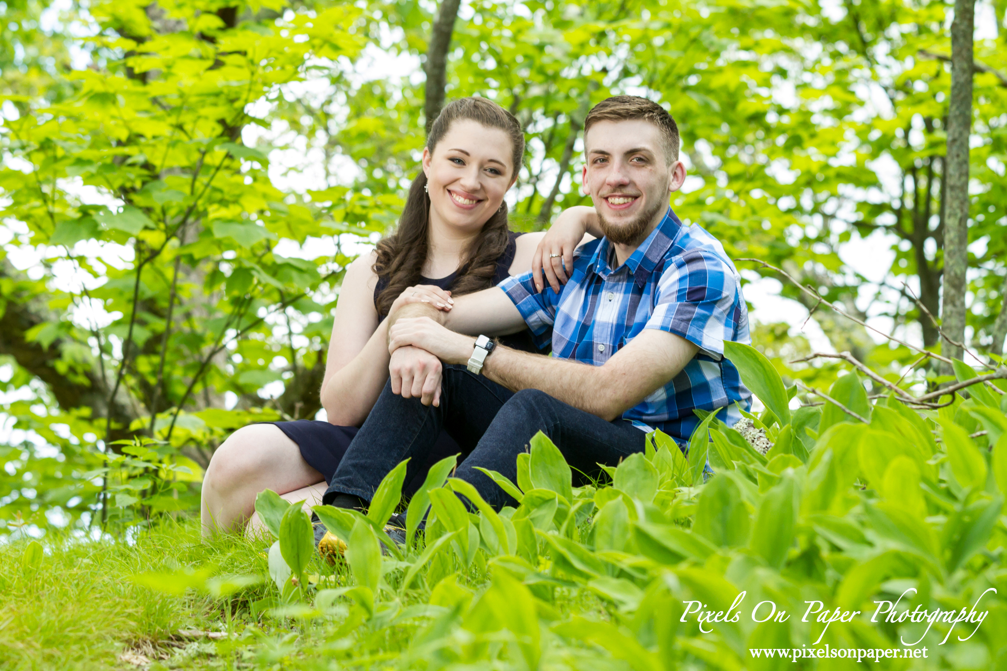 Jefferson NC Outdoor Mountain Engagement by Pixels On Paper Photography Photographers photo