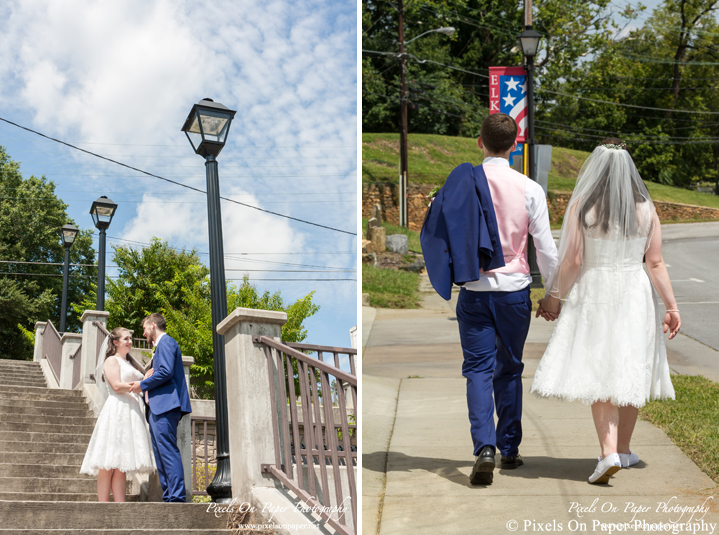 Daniel Caudill and Sarah Noon Elkin NC wedding photos by Pixels On Paper Photography photo