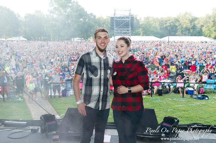 Daniel Caudill and Sarah Noon Wilkesboro NC Faithfest 2018 photos by Pixels On Paper Photography