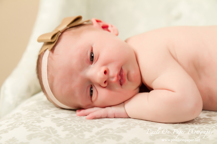 Pixels On Paper Wilkesboro NC studio newborn portrait photographers Raynor newborn baby photo