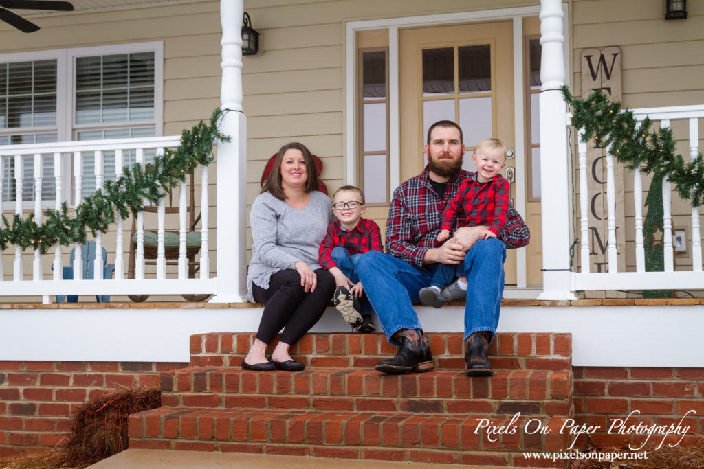Pixels On Paper Photography Wilkesboro NC photographers Andrews Family Christmas In Home Portrait Photos