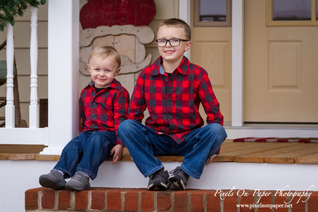 Pixels On Paper Photography Wilkesboro NC photographers Andrews Family Christmas In Home Portrait Photos