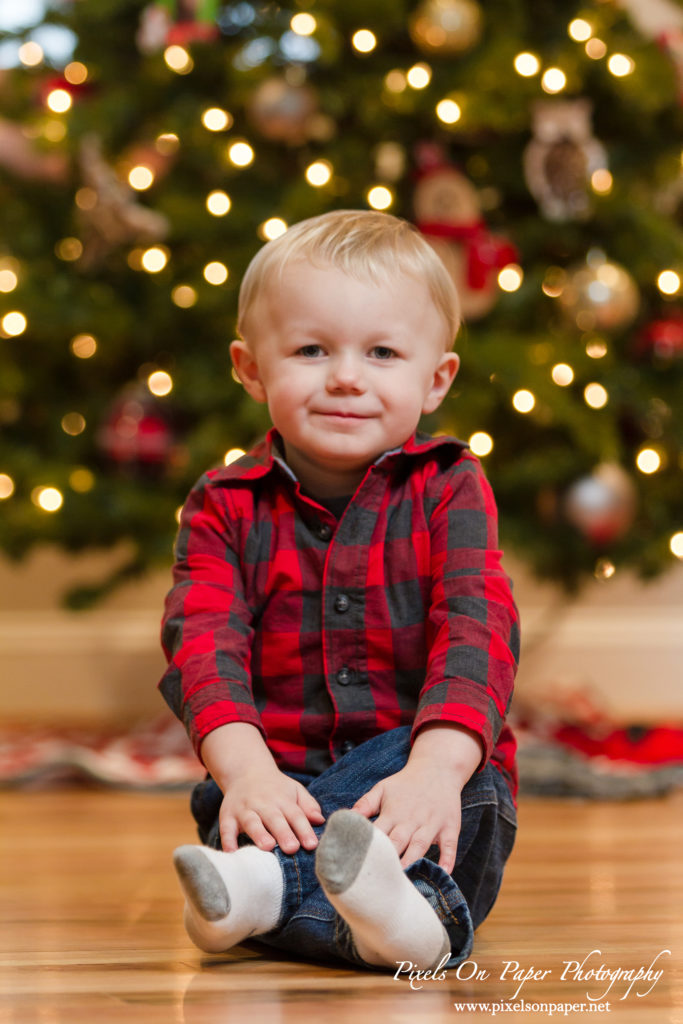 Pixels On Paper Photography Wilkesboro NC photographers Andrews Family Christmas In Home Portrait Photos