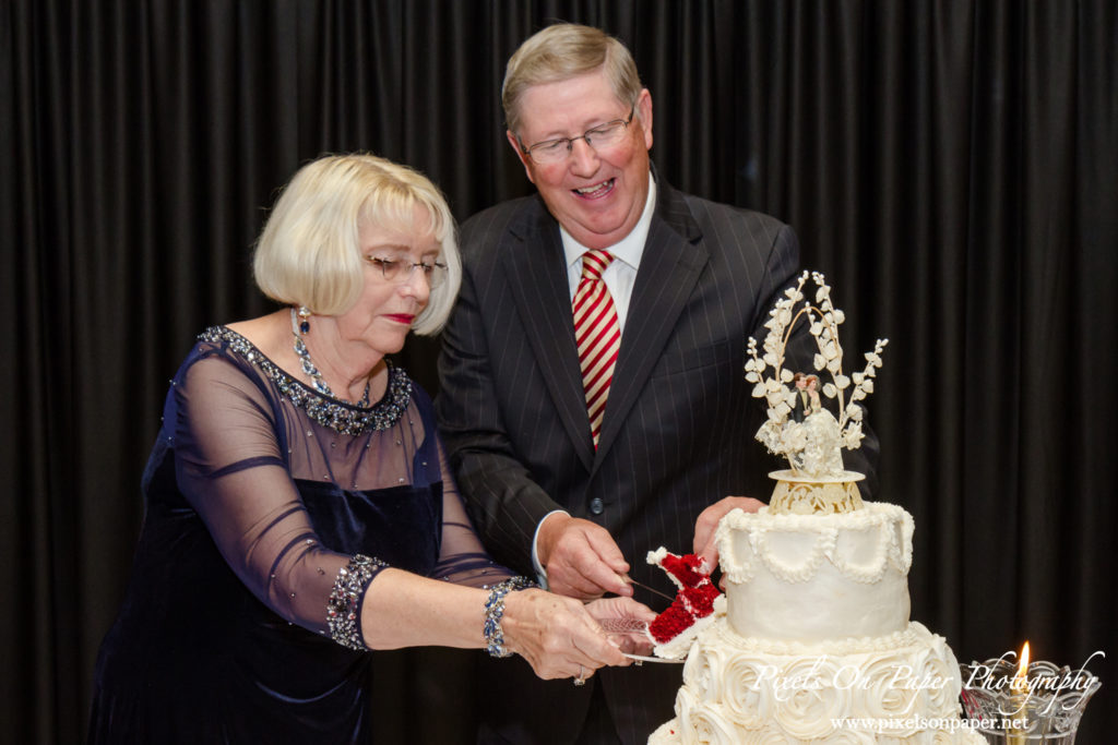 Barnett / McNeil Pixels On Paper Photography Event Center at Summit Square Winston Salem 50th Wedding Anniversary Photo