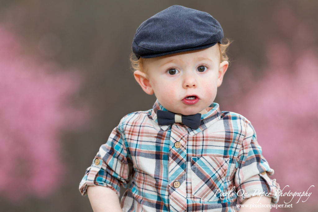 Finley Case 18 months orchard portrait photo