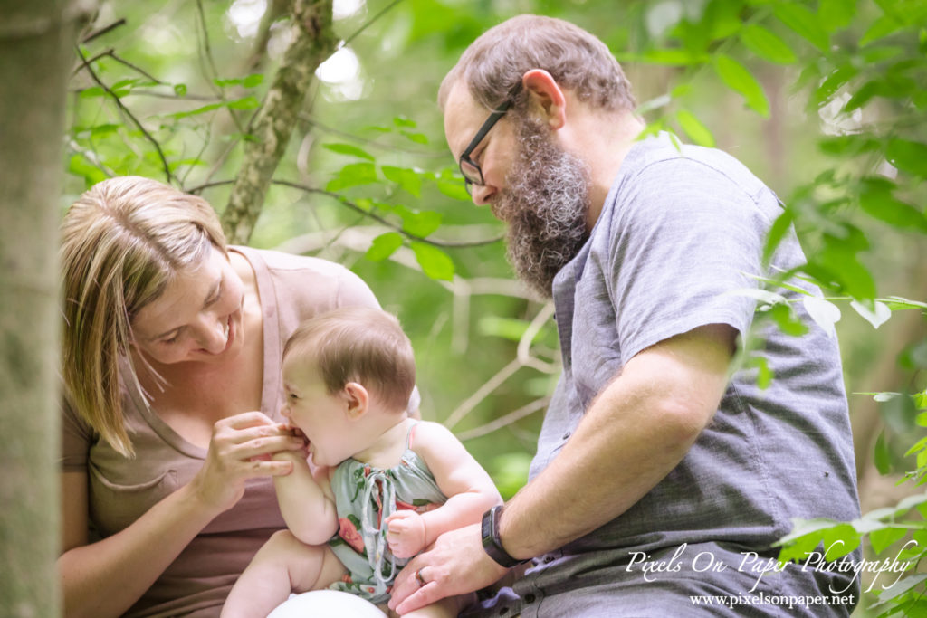 Pixels On Paper Wilkesboro NC Photographers Senter family and baby outdoor portrait photo