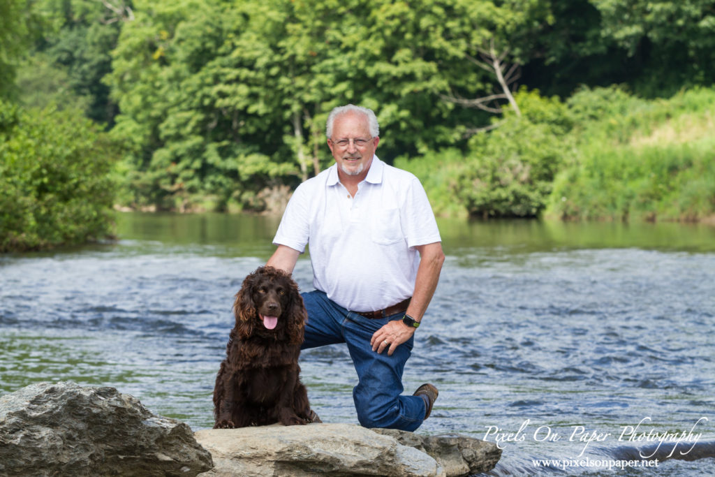 Johnson family and pet outdoor portrait todd nc photographers photo