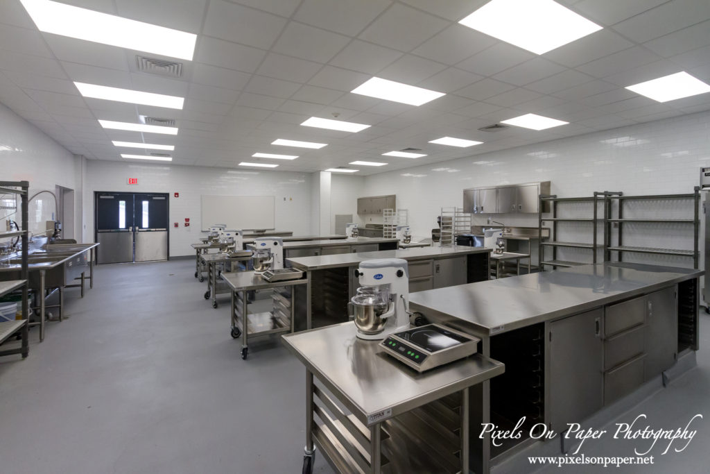 Pixels On Paper Commercial photographers MBI Builders Wilkes Community College Culinary Arts Building Photo