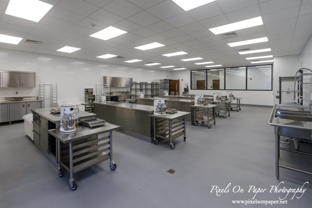 Pixels On Paper Commercial photographers MBI Builders Wilkes Community College Culinary Arts Building Photo