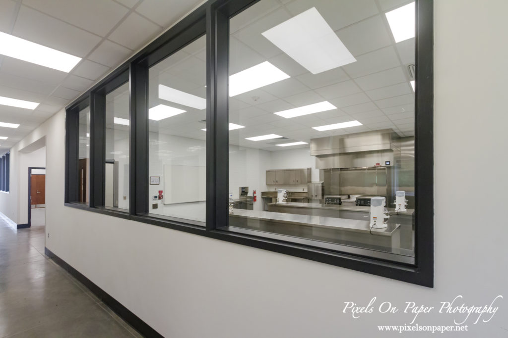 Pixels On Paper Commercial photographers MBI Builders Wilkes Community College Culinary Arts Building Photo