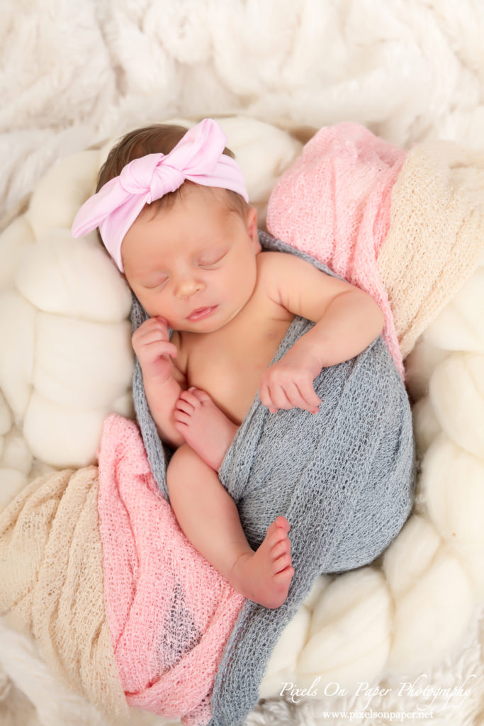 Studio Newborn Portrait Photography by Pixels On Paper Wilkesboro NC Photographers Photo