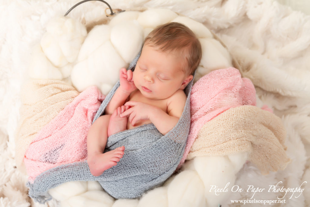 Studio Newborn Portrait Photography by Pixels On Paper Wilkesboro NC Photographers Photo