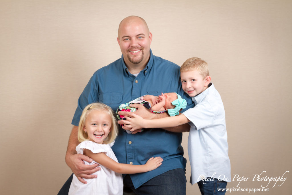 Studio Newborn Portrait Photography by Pixels On Paper Wilkesboro NC Photographers Photo