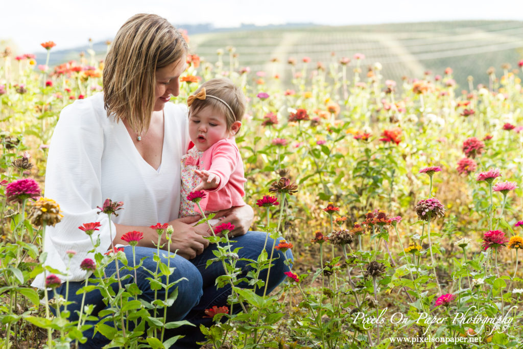 One Year Old Child and family Portrait Photography by Pixels On Paper Jefferson NC Photographers Photo