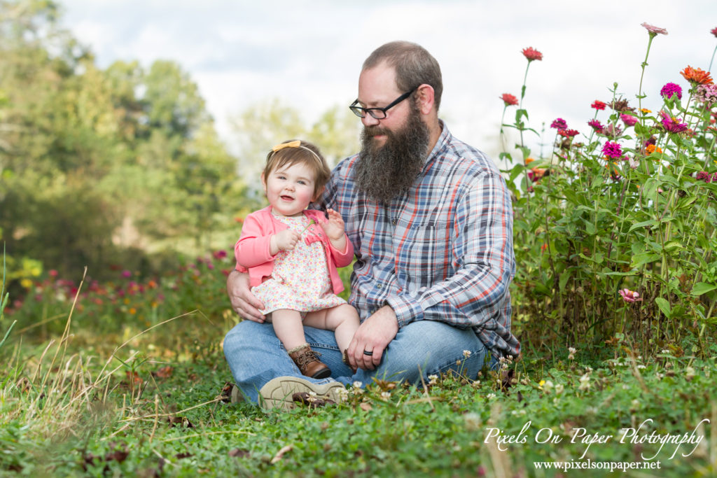 One Year Old Child and family Portrait Photography by Pixels On Paper Jefferson NC Photographers Photo