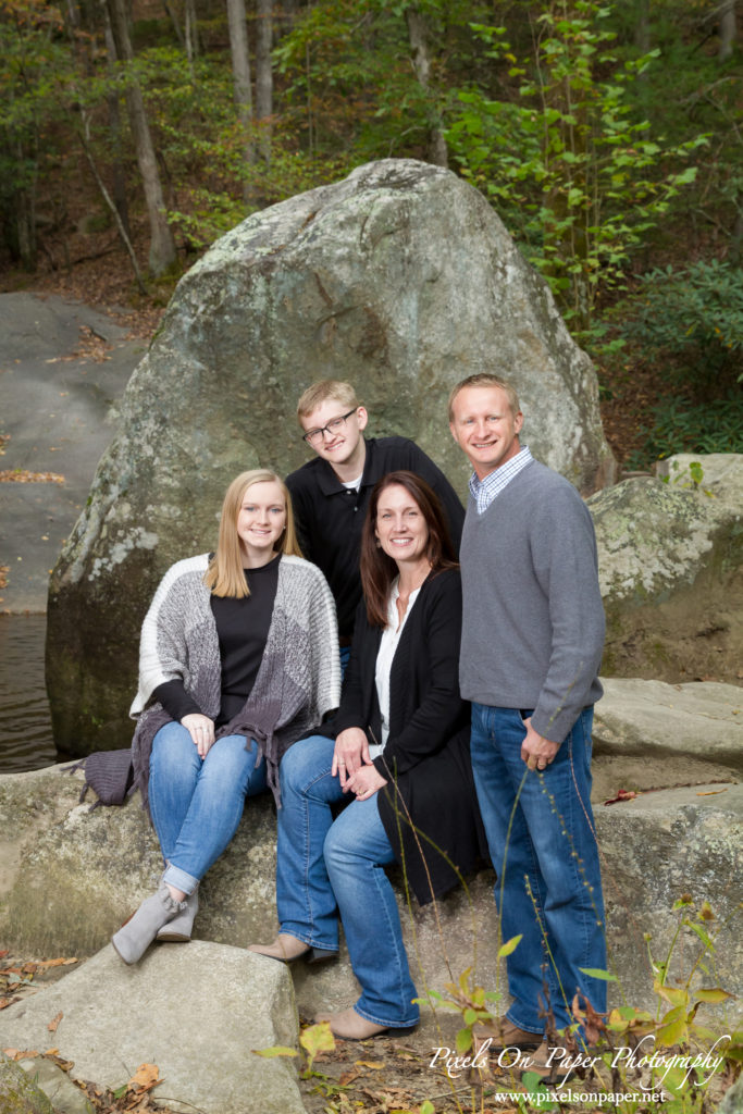 Pixels On Paper Photographers Wilkesboro NC Anderson Family Outdoor Fall Portrait Photography Photo