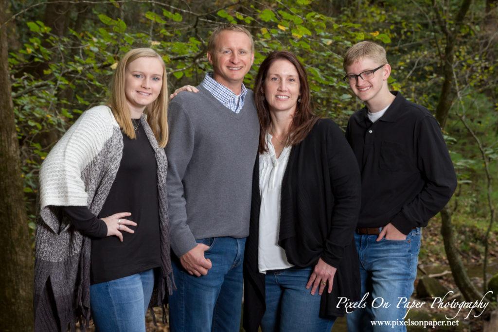 Pixels On Paper Photographers Wilkesboro NC Anderson Family Outdoor Fall Portrait Photography Photo