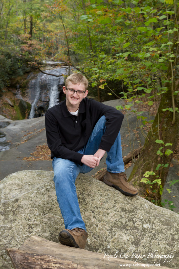 Pixels On Paper Photographers Wilkesboro NC Anderson Family Outdoor Fall Portrait Photography Photo